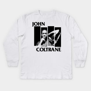 John Coltrane Kids Long Sleeve T-Shirt